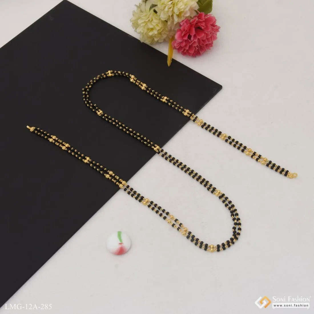 1 Gram Gold Plated Eye-Catching Design Mangalsutra Dori for Women - Style A285