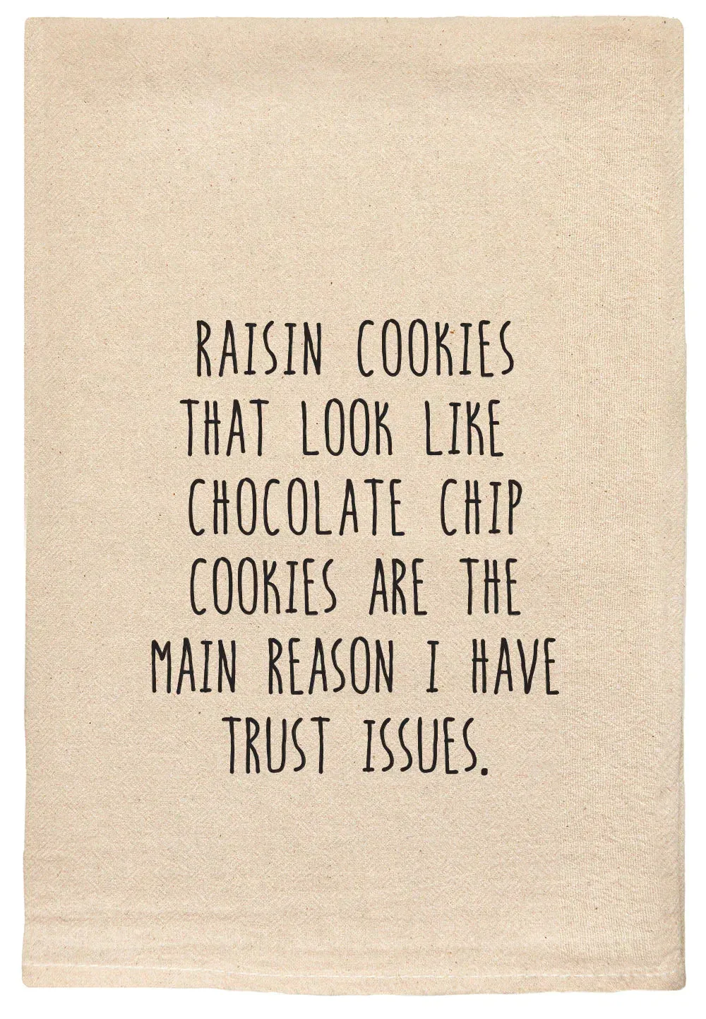 139 - T Towels -Raisin cookies that look like chocolate chip