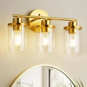 3 Light Gold Bathroom Vanity Light-HHVL04D