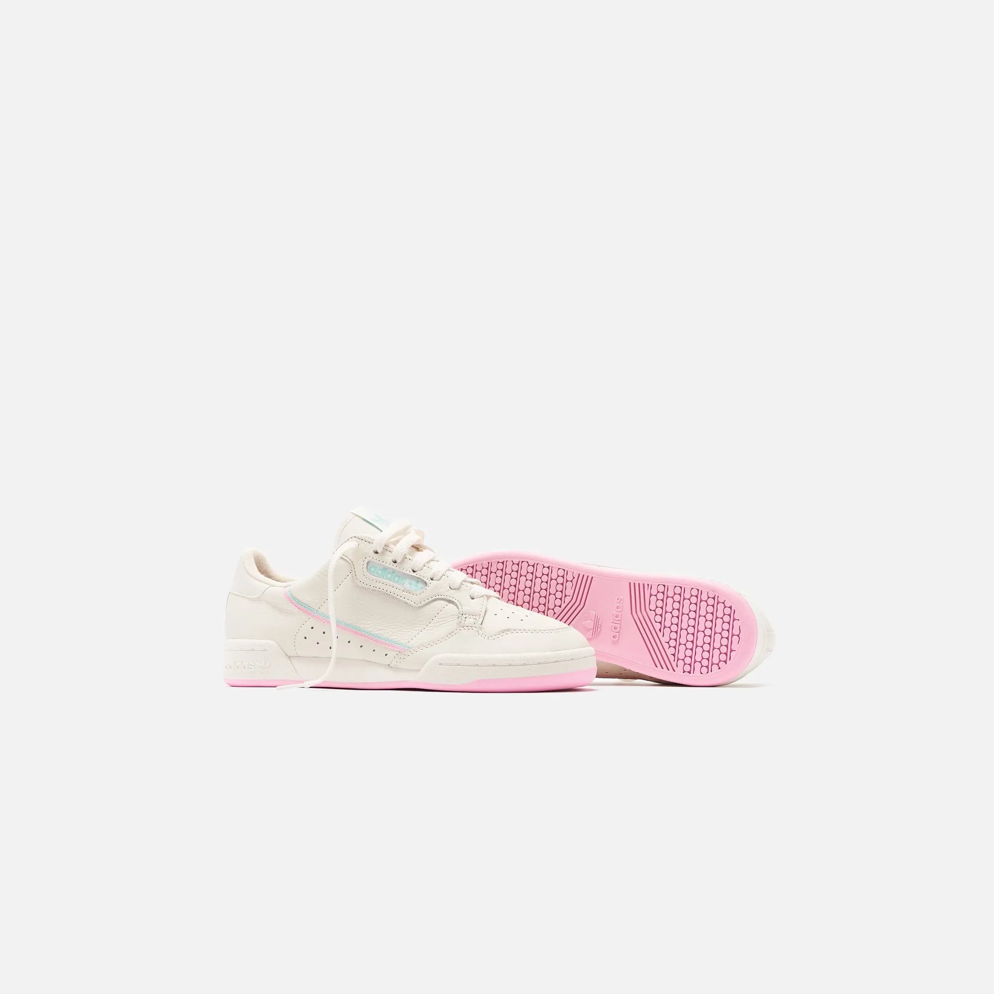 adidas Originals Continental 80 - Off White / True Pink / Clear Mint