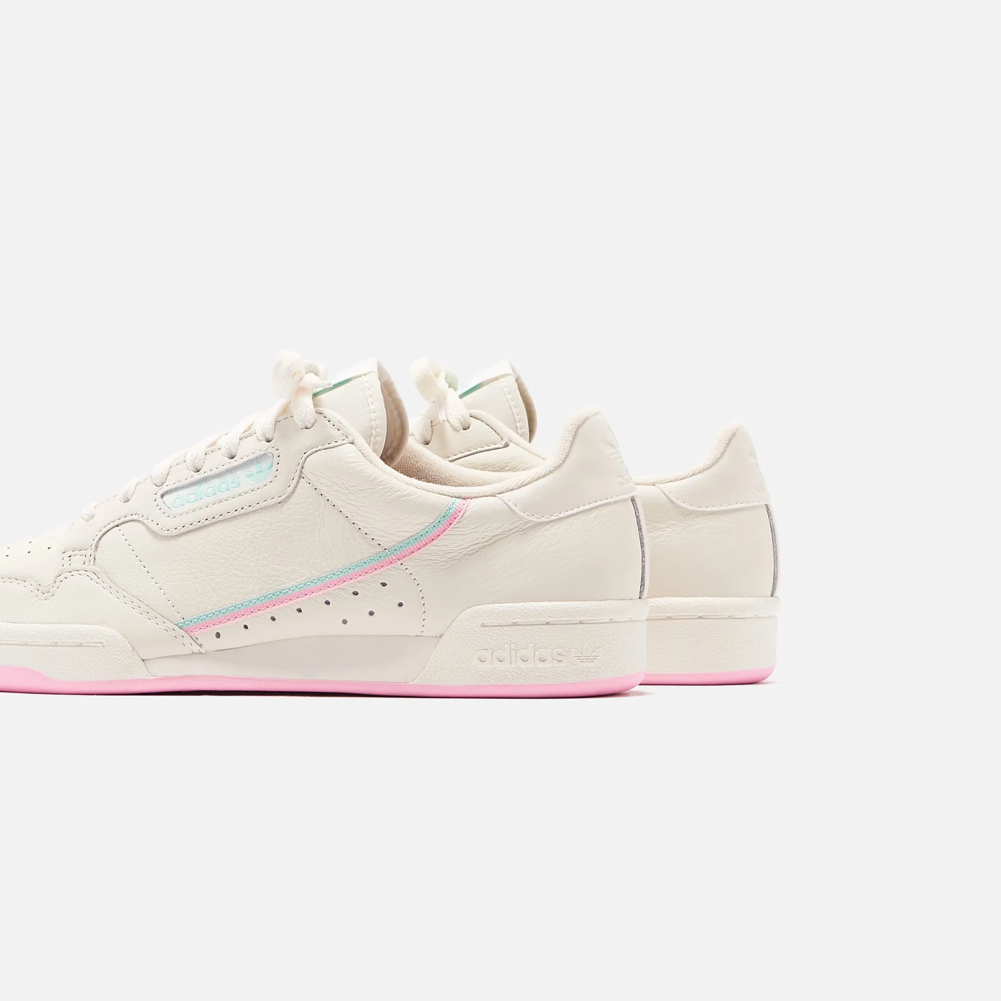 adidas Originals Continental 80 - Off White / True Pink / Clear Mint