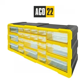 Alkon: ACO22 Component Organizer Box with 22 Drawers