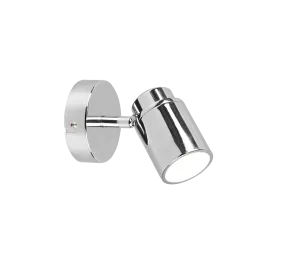 Angelo Wall/Ceiling Spotlight - Chrome/Black