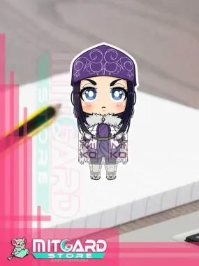 Asirpa Sticker GOLDEN KAMUY