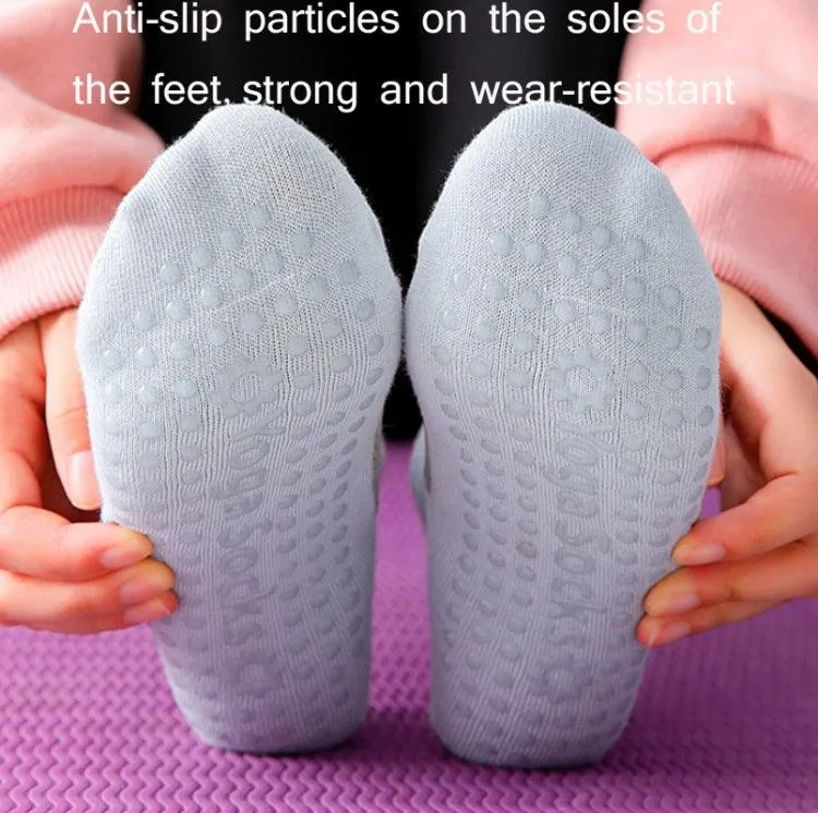 Backless Grip Yoga and Dance Socks for Indoor Fitness