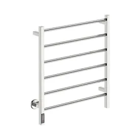 Bathroom Butler Contour 6 Bar Straight TDC Heated Towel Rail 650mm