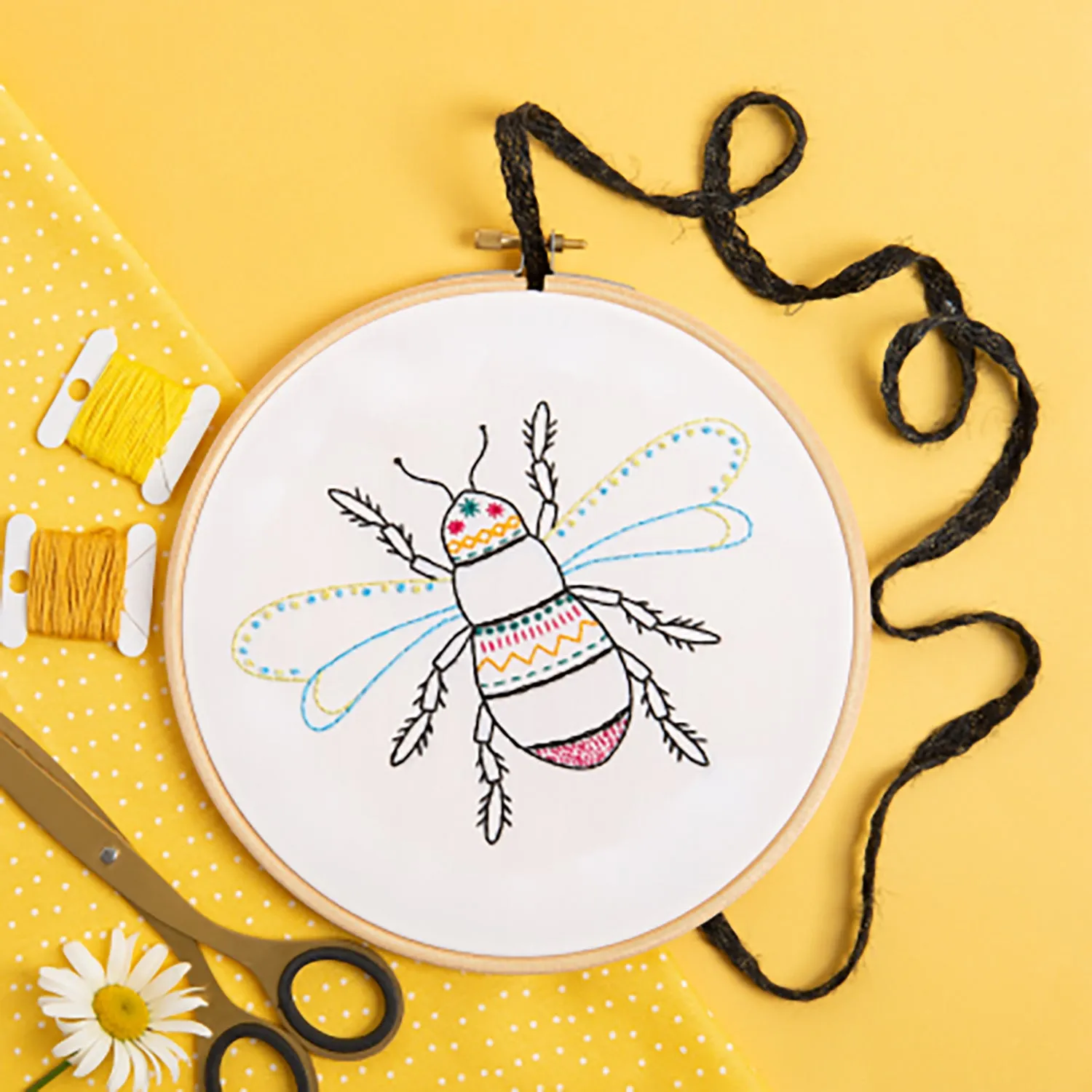 Bee Embroidery Kit