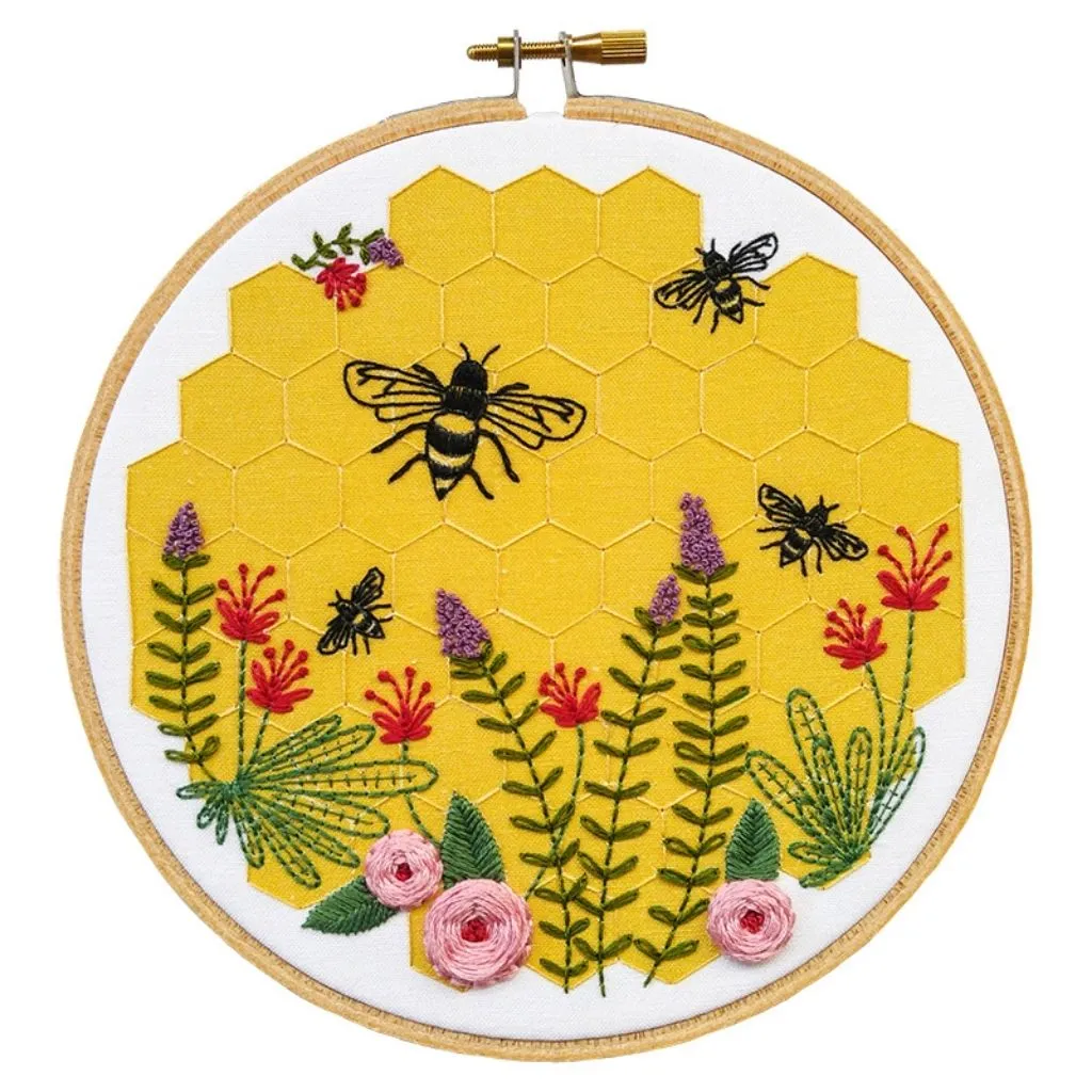 Bee Lovely Embroidery Kit