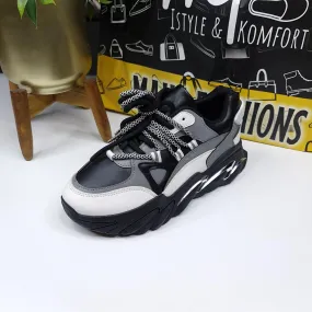 Black Chunky Sneakers