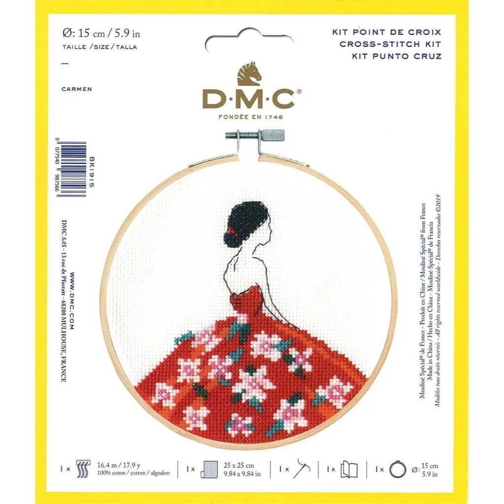 Carmen Floral Dress Cross-Stitch Kit