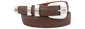 Chacon 1.25" American Bison Leather Belt