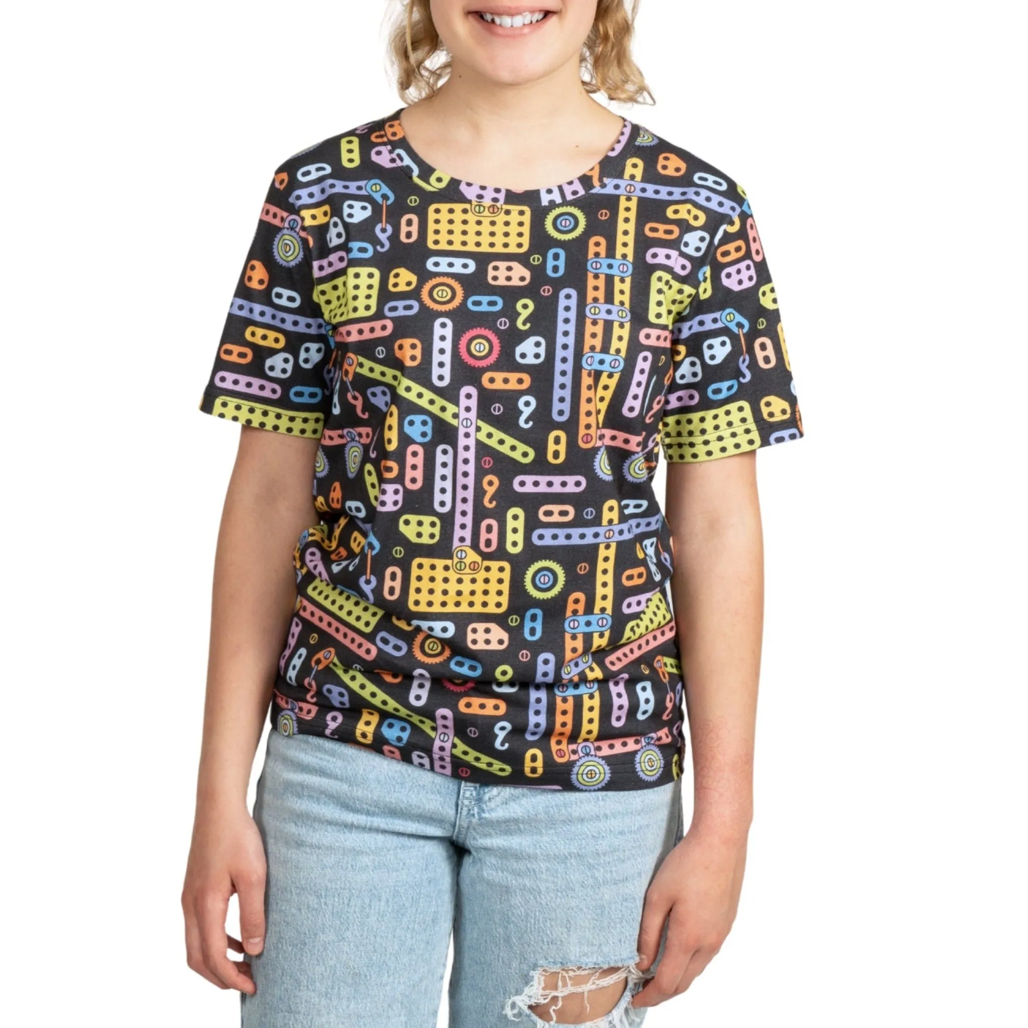 Construction Blocks Kids T-Shirt