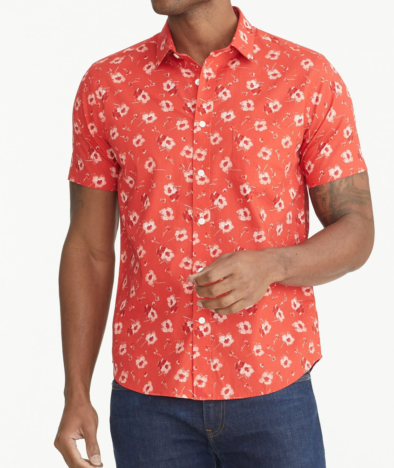 Cotton Short-Sleeve Coolidge Shirt - FINAL SALE