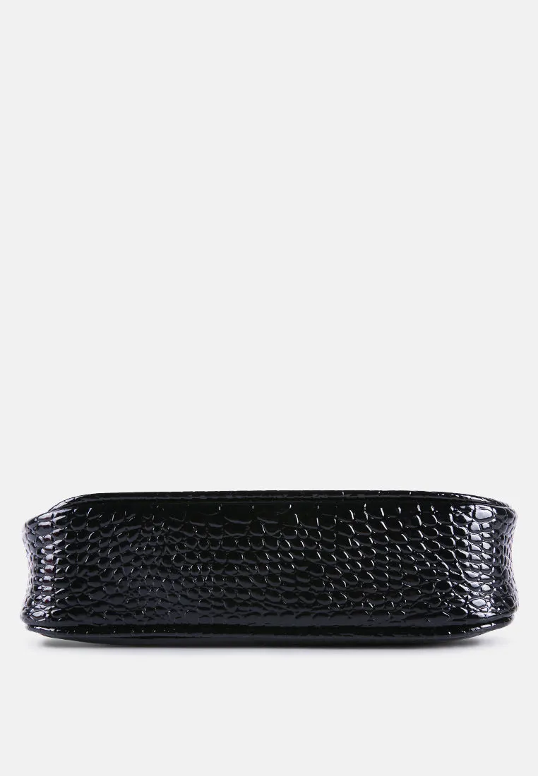 Croc Patterned Baguette