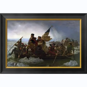 Crossing The Delaware Framed Print: Medium Edition