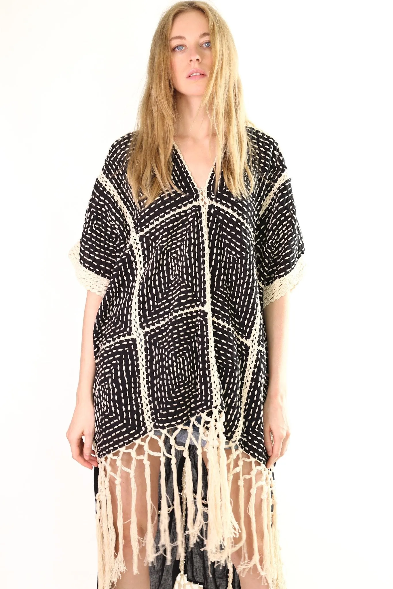 FRINGE KAFTAN DRESS RASMI