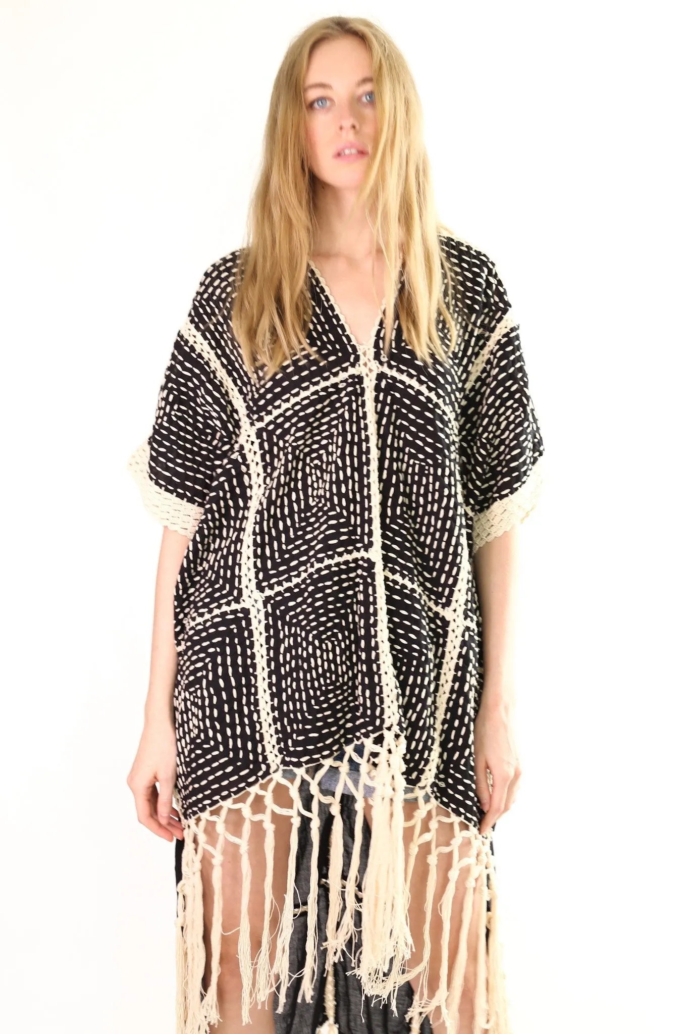 FRINGE KAFTAN DRESS RASMI