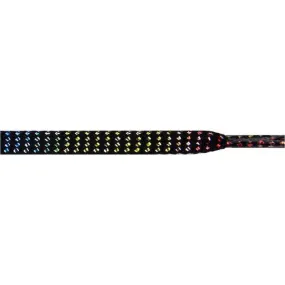 Glitter 1/4 Flat Laces - Colorful (1 Pair Pack) Shoelaces