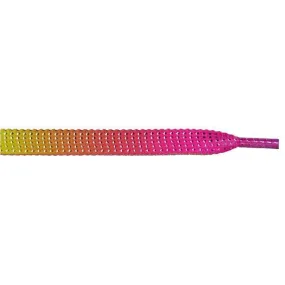 Glitter Flat 3/8 - Colorful Gradient (12 Pair Pack) Shoelaces