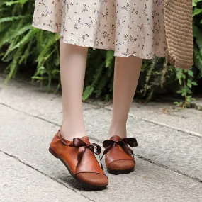 Handmade Leather Retro Casual Flat Shoes | Gift Shoes