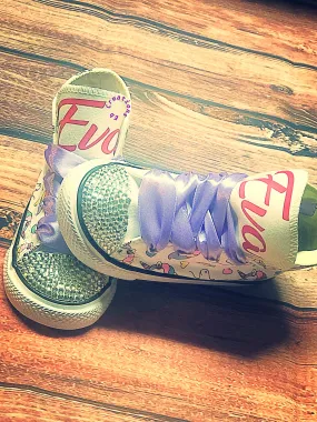 Kids Converse | Bling Shoes | Little Girls