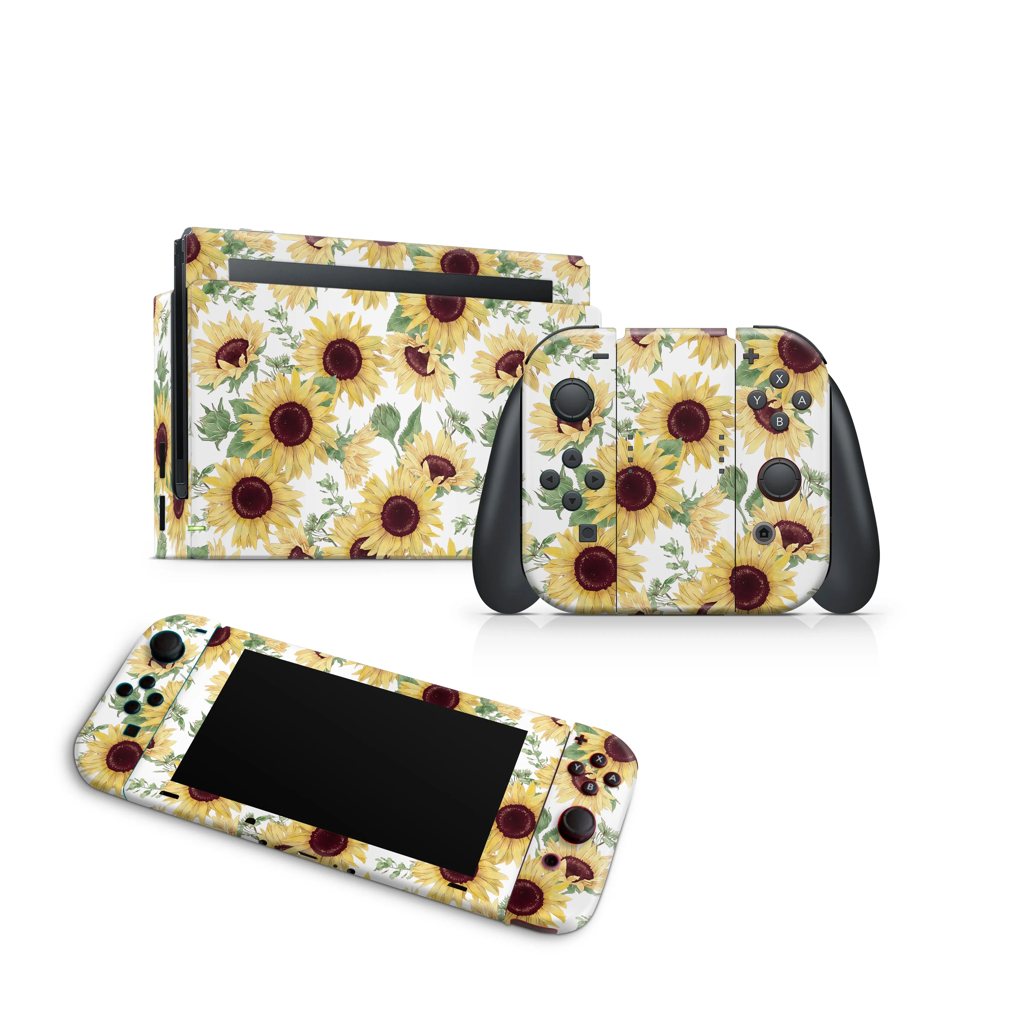 Nintendo Switch Skin Decals - Sunflower - Wrap Vinyl Sticker