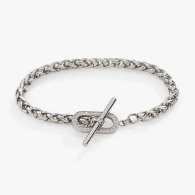 Pavé Toggle Chain Bracelet