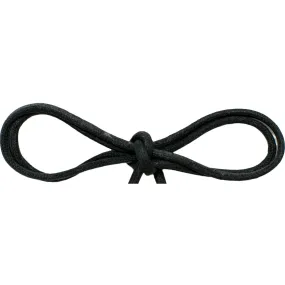 Thin Round Dress 1/8 - Black (12 Pair Pack) Shoelaces