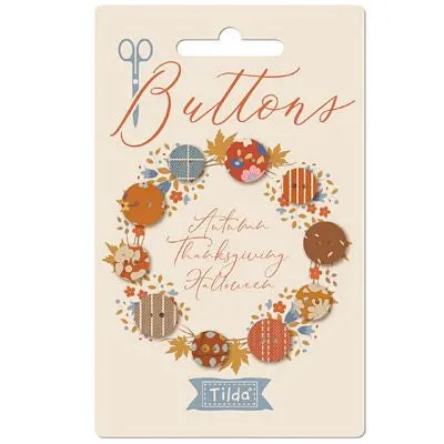 Tilda Creating Memories Autumn Buttons, 5pcs