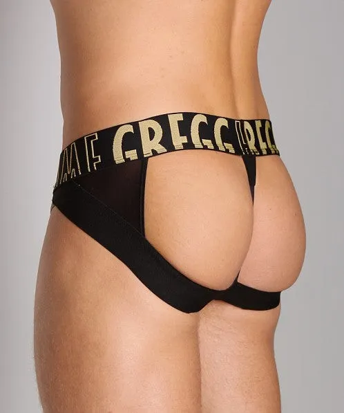 XS Gregg Homme Jock Commando Hyperstretch Fabric Gold 87534 136