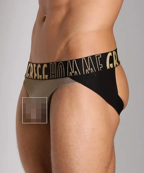 XS Gregg Homme Jock Commando Hyperstretch Fabric Gold 87534 136